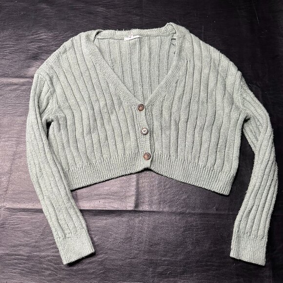 Garage Sweaters - Garage Cropped V-Neck Sweater